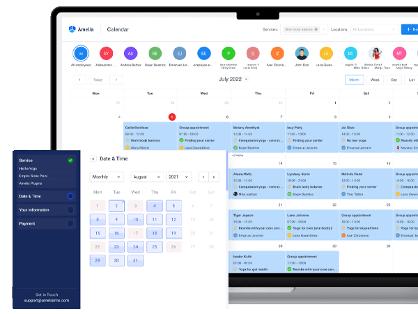 crm citas Create shifts, appointments,